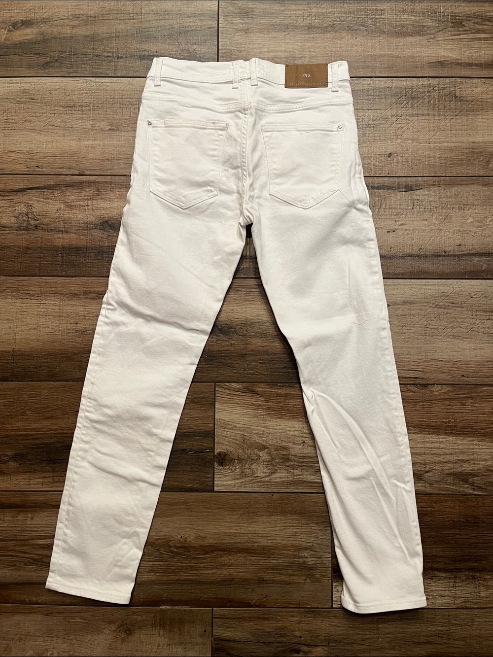 Zara White Slim Straight Jeans - Picture 5 of 6